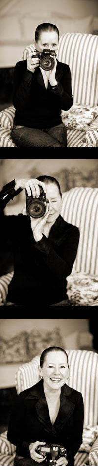 Paula Gately Tillman in her studio - photographed by Mindy Best